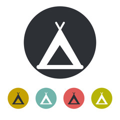 Tent icon