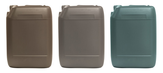 Plastic containers for oil or other chemicals