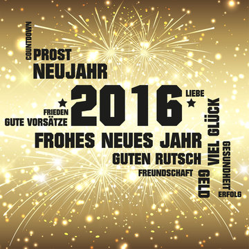 2016 Frohes Neues Jahr