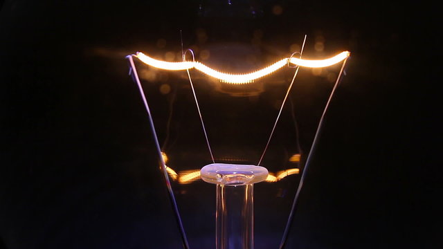 Close up light bulb