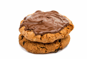 Fototapeta na wymiar cookies with chocolate
