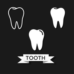 Tooth vector icon