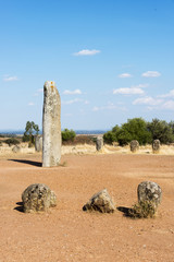 Menhir stones in Portugal