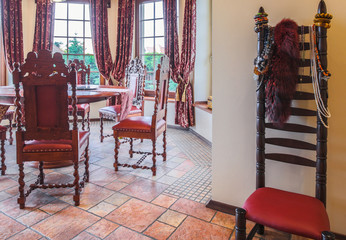 Ornamental chairs and table