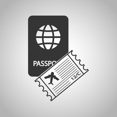 Travel documents icon