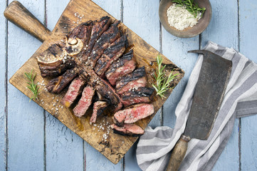 Dry Aged Barbecue T-Bone Steak