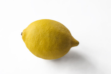 Lemon on a white background