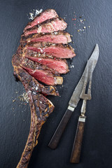 Dry Aged Barbecue Tomahawk Steak