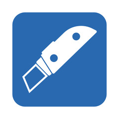 Stationery knife icon