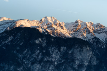 Sunsrise in the Alps - Innsbruck /  Inntal