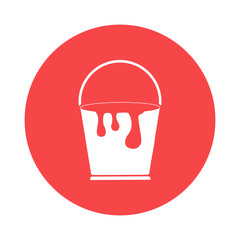 A bucket of paint icon