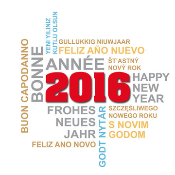 Happy New Year 2016 - International New Year's Greetings