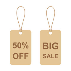 brown paper tag price