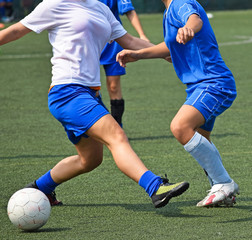 Obraz premium Female soccer match