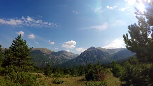panoramica nel Parco Nazionale dei Monti Sibillini