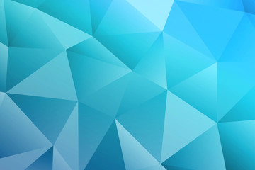 Obraz premium Polygon rectangle blue texture background.