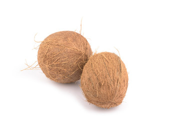 Tropical fruits, coconuts