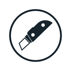 Stationery knife icon