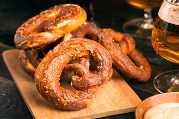 Pile of pretzels
