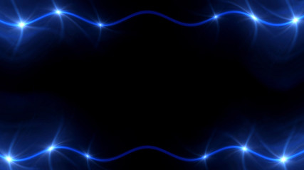 twirl spotlight effect blue color