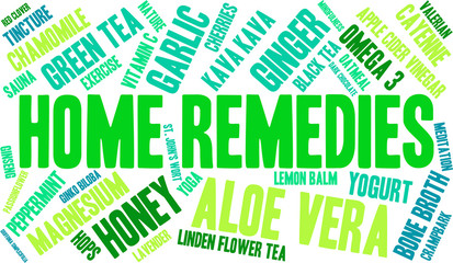 Home Remedies Word Cloud