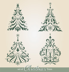 Ornate Christmas Trees