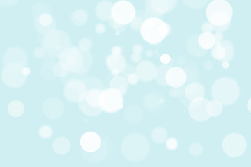 Abstract illustration bokeh light on blue background