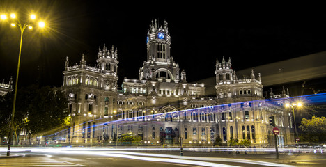 Fototapeta na wymiar Palacio de las comunicaciones,Madrid