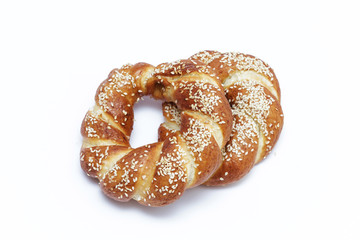 Bagels with sesame seeds