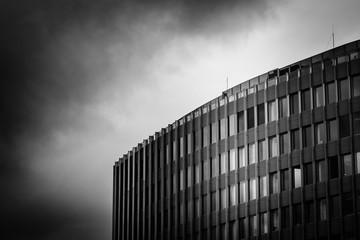 Hauswand mit Fenster