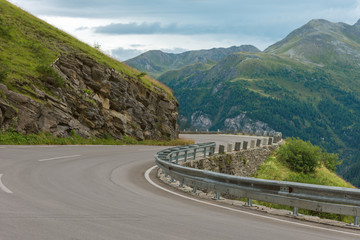 Road Turn in Mountains