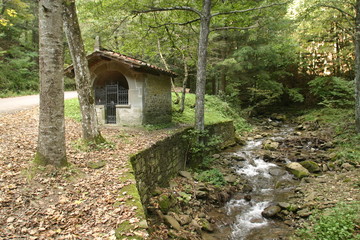 Toscana,Arezzo,il paese di Camaldoli.