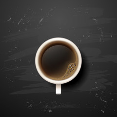 Hot Coffee cup  vector background