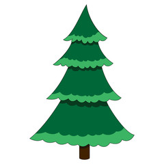 Vector of christmas tree