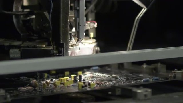 Factory manufacturing high end electronics and computer chips