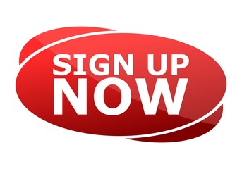Sign up Now red sign