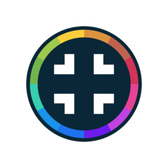 Colorful Web-Button