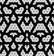 Fototapeta premium Tribal monochrome lace.