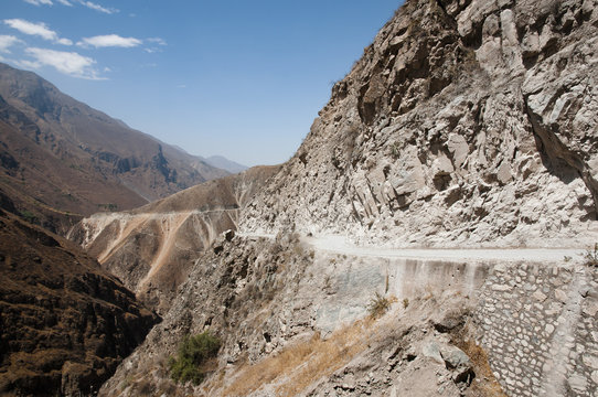 Dangerous Road to San Pedro de Casta - Peru
