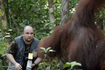the photographer was frightened of an orangutan © Uryadnikov Sergey