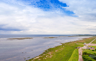 Aussicht vom Leuchtturm L&aring;nge Jan auf &Ouml;land, Schweden