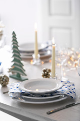 Beautiful Christmas table setting
