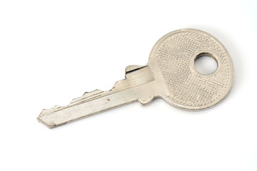 Key/Silver key on white background.