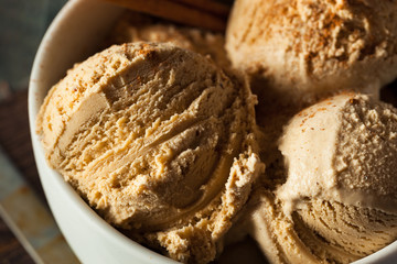 Homemade Pumpkin Pie Ice Cream