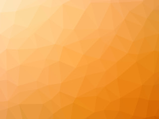 Orange gradient polygon shaped background