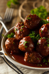 Homemade Barbecue Meat Balls