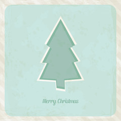 Fototapeta premium Vintage Christmas Tree