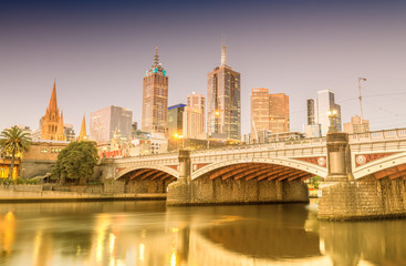 Fototapeta premium Modern architecture of Melbourne, Australia