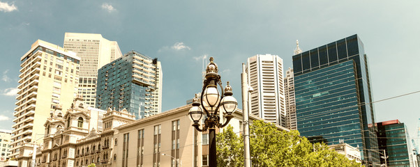 Melbourne, Victoria - Australia. Beautiful city skyline