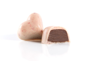 Heart shaped truffles